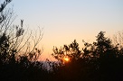 鳩吹山からの初日の出写真