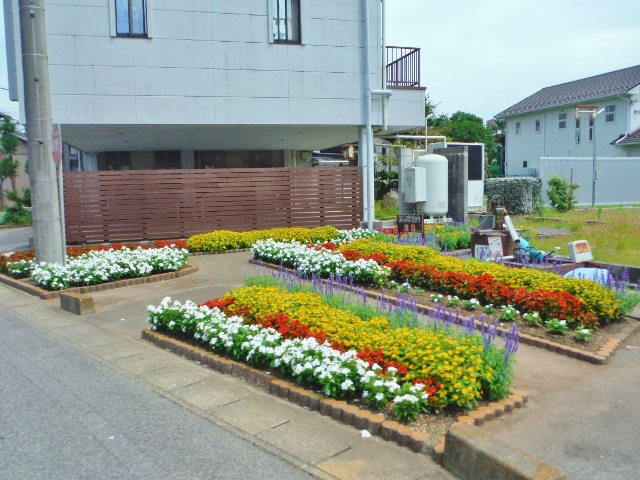 市長賞の村木自治会花壇写真