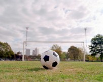 サッカーグランド風景