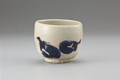 茄子絵茶碗
