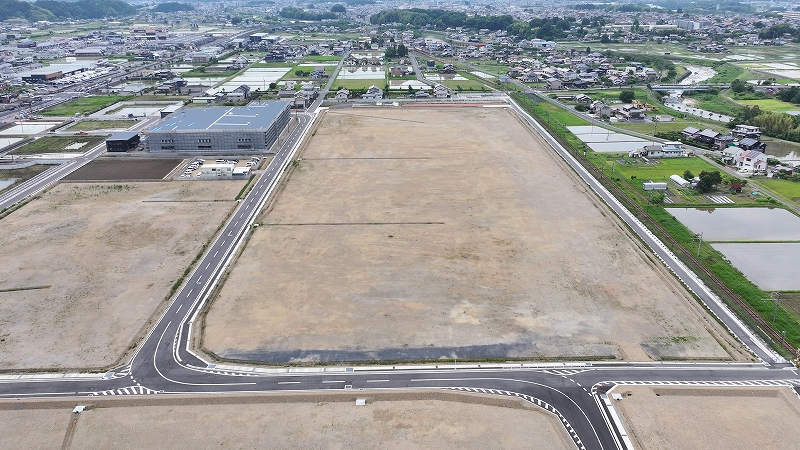 可児御嵩IC工業団地空撮写真1