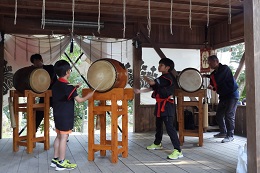 可児市宮太鼓保存会が設立50年