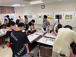 くふう展の様子(絵画)