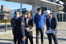 可児駅周辺に防犯カメラを設置