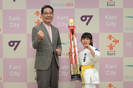 空手で全国2位に輝く