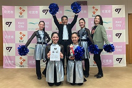 チアダンスで全国大会３位