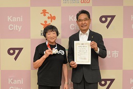 ベンチプレスで全国２位