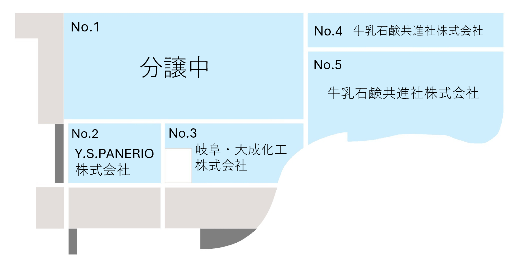 区画割図(進出企業紹介用)