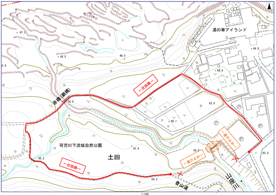 迂回路図