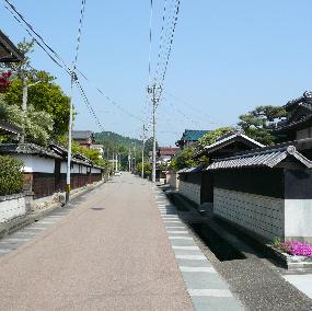 元久々利地区の街並み