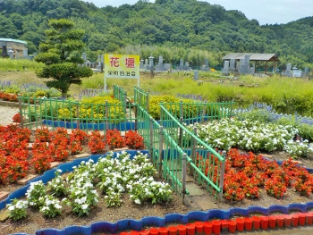 優秀賞の栄町自治会花壇画像