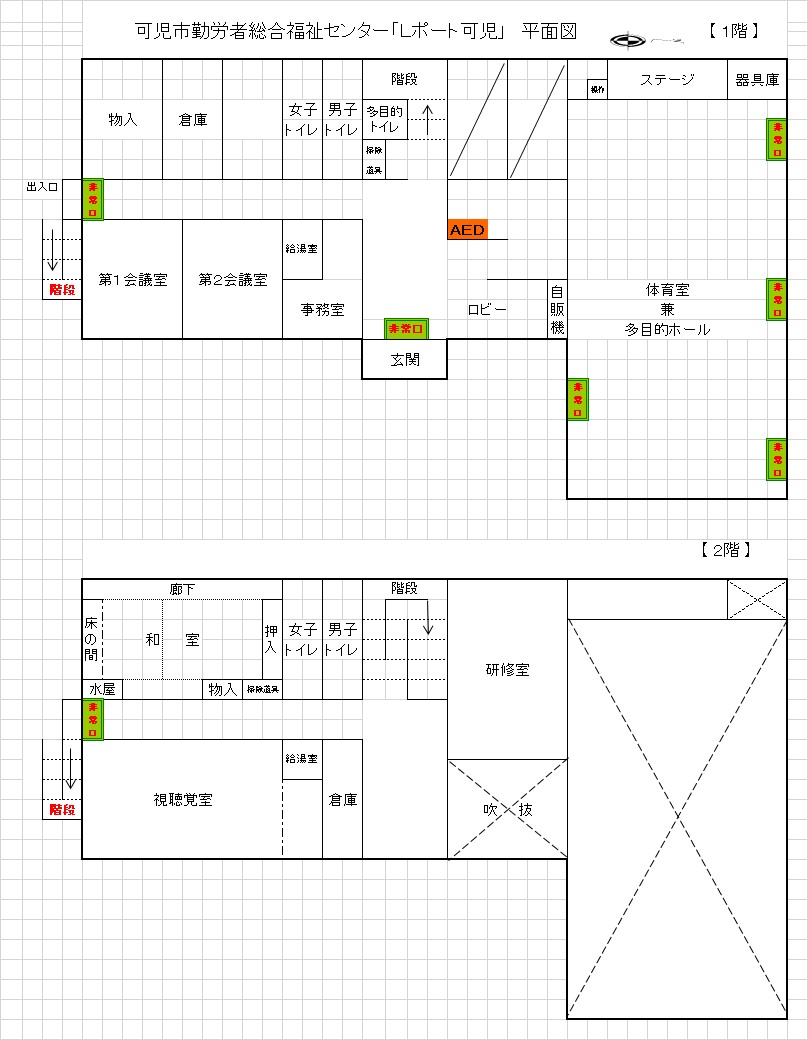 館内平面図