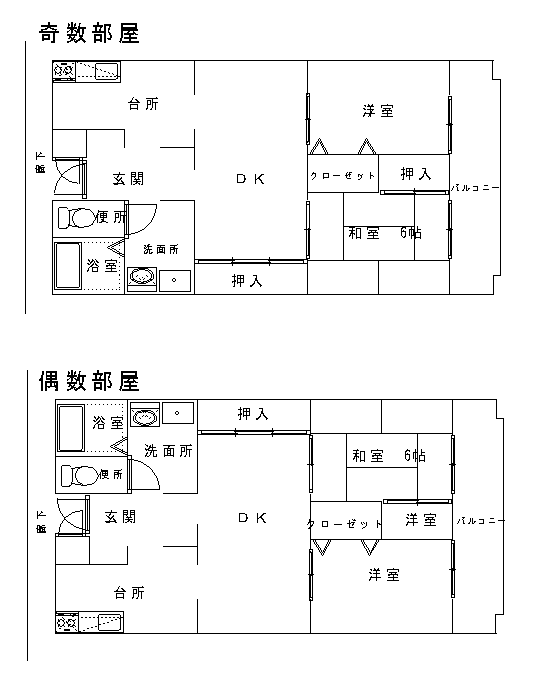 間取りの画像