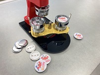 缶バッジの写真